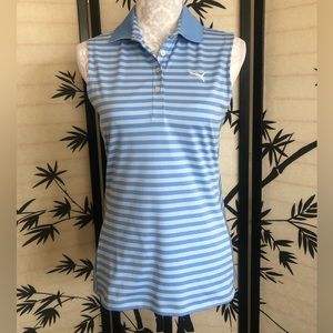 Puma Women’s Sleeveless Golf Polo Top Size XS